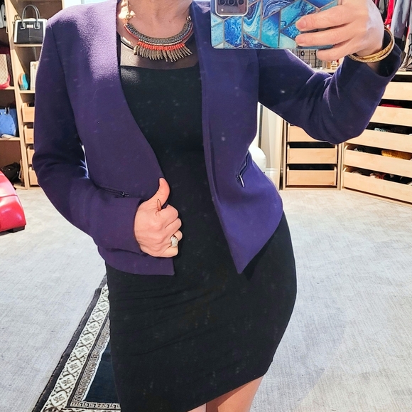 Banana Republic purple blazer - Picture 6 of 12